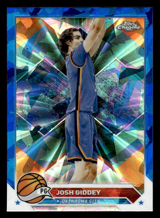 2023-24 Topps Chrome Sapphire Edition #74 Josh Giddey