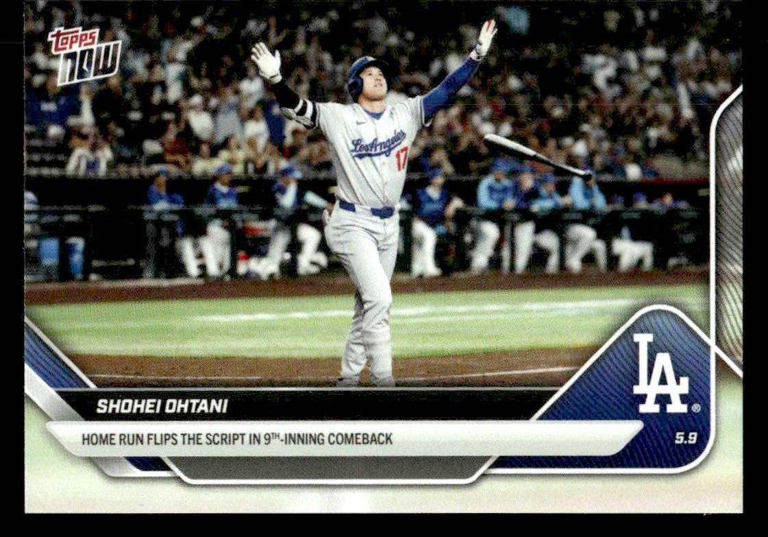 2025 Topps Now #160 Shohei Ohtani Home Run Flips the Script