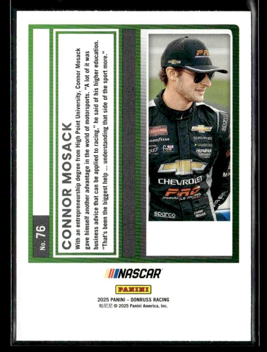 2025 Donruss #76 Connor Mosack Red and Blue