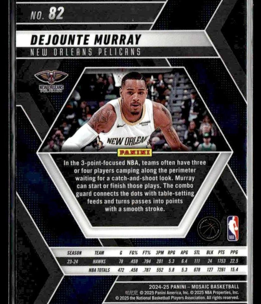 2024-25 Panini Mosaic #82 Dejounte Murray