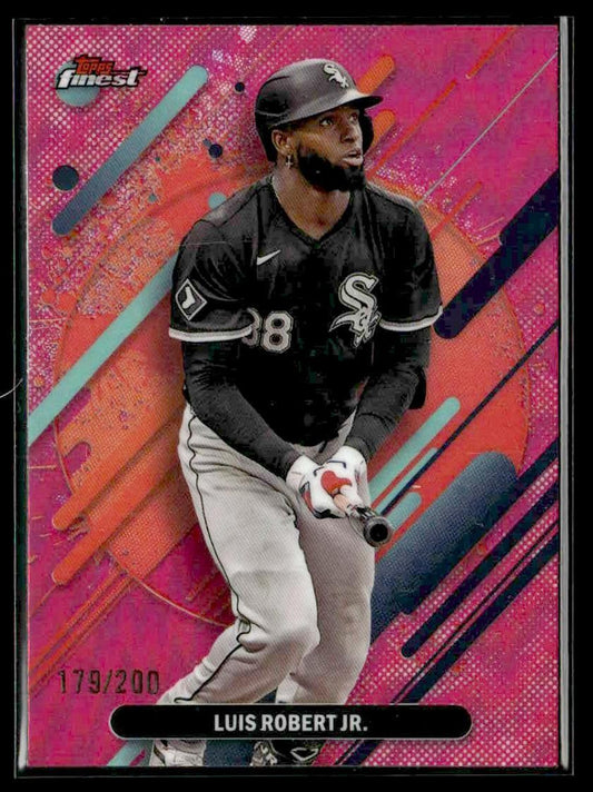 2025 Finest #297 Luis Robert Jr. Magenta #/200