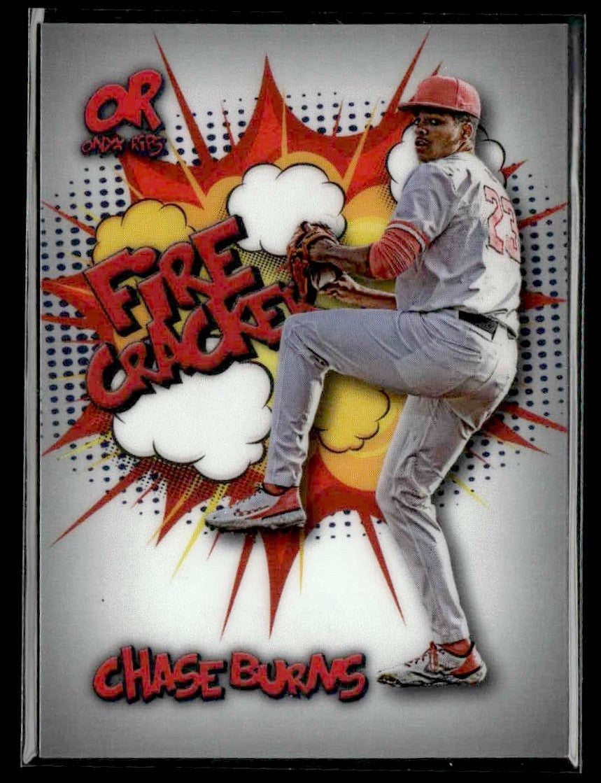 2025 Onyx Rips #RAWCHBU Chase Burns Nickname Comic White #/50