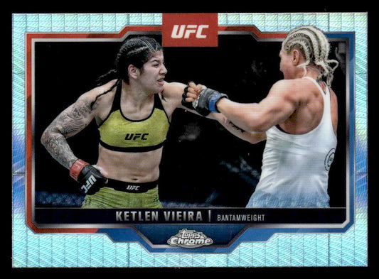 2025 Topps Chrome UFC #149 Ketlen Vieira Prism Refractor