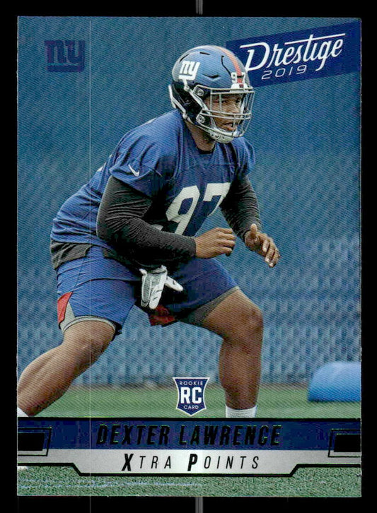 2019 Panini Prestige #210 Dexter Lawrence Xtra Points Green