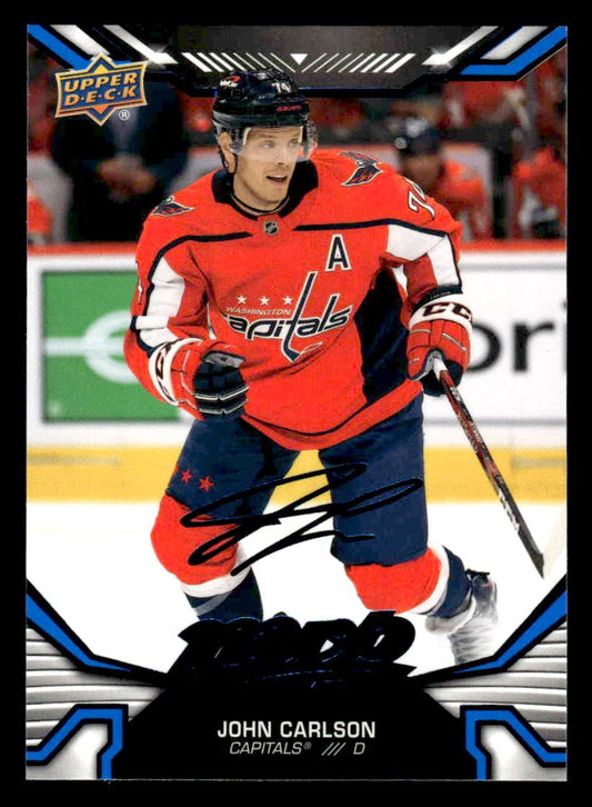 2022-23 Upper Deck MVP #38 John Carlson Blue Script