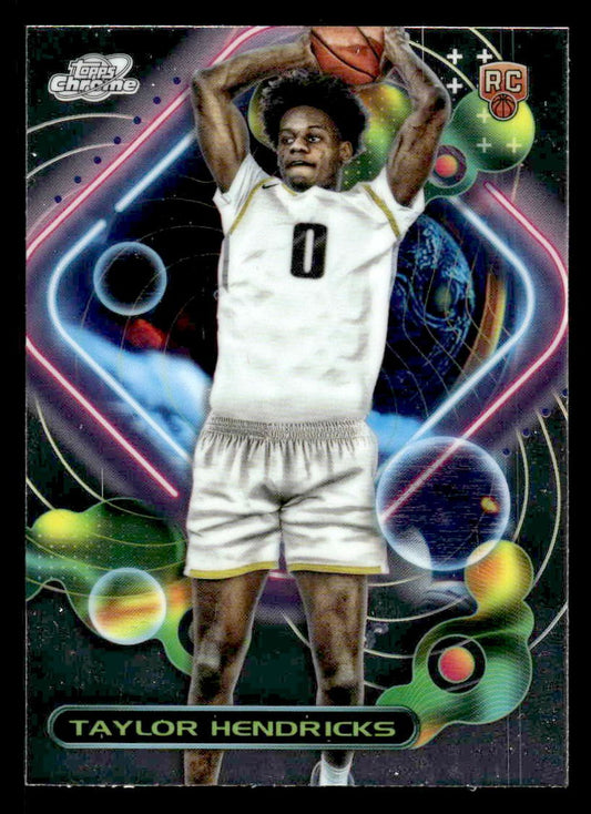 2023-24 Topps Chrome Cosmic #159 Taylor Hendricks