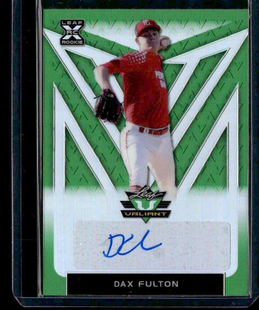 2020 Leaf Ultimate #BA-DF1 Dax Fulton Green #/99