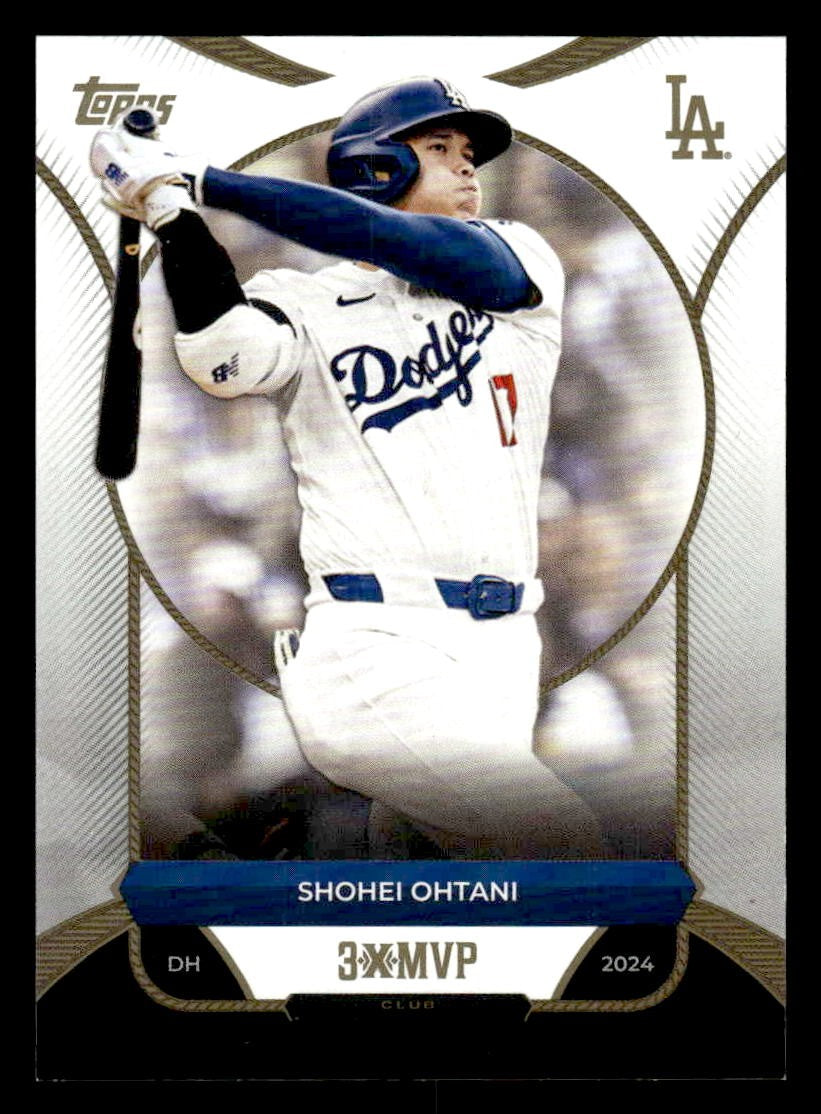 2025 Topps Welcome to the Club: 3 Times MVP #3 Shohei Ohtani