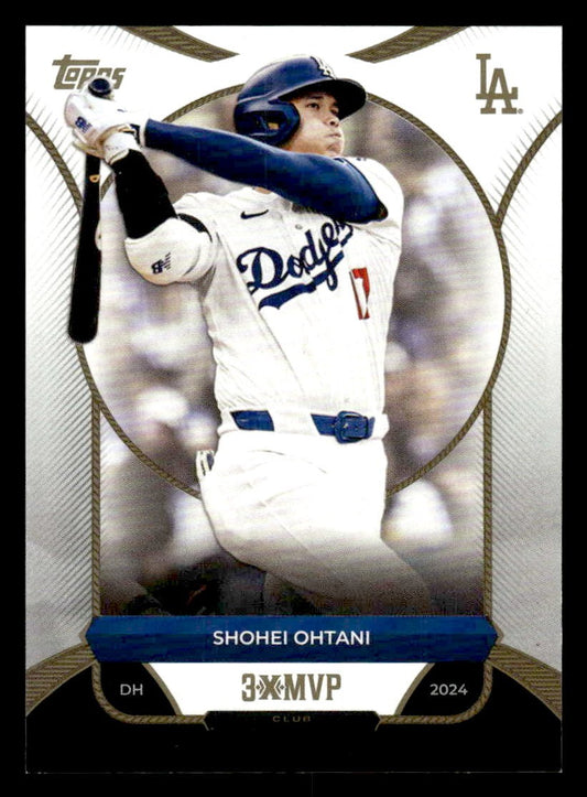 2025 Topps Welcome to the Club: 3 Times MVP #3 Shohei Ohtani