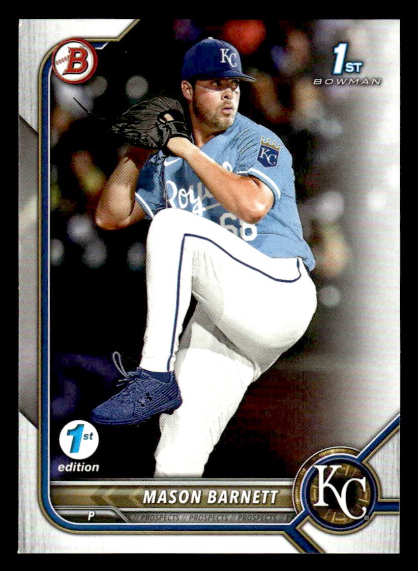 2022 Bowman Draft 1st Edition #BD-172 Mason Barnett