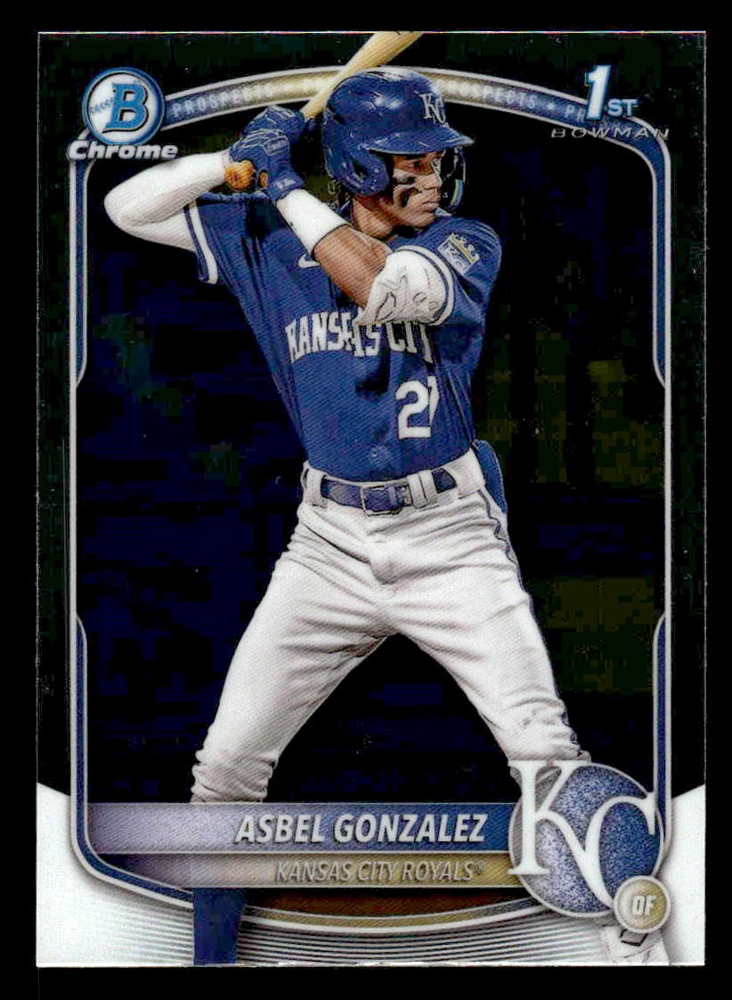 2025 Bowman #BCP-4 Asbel Gonzalez Chrome Prospects
