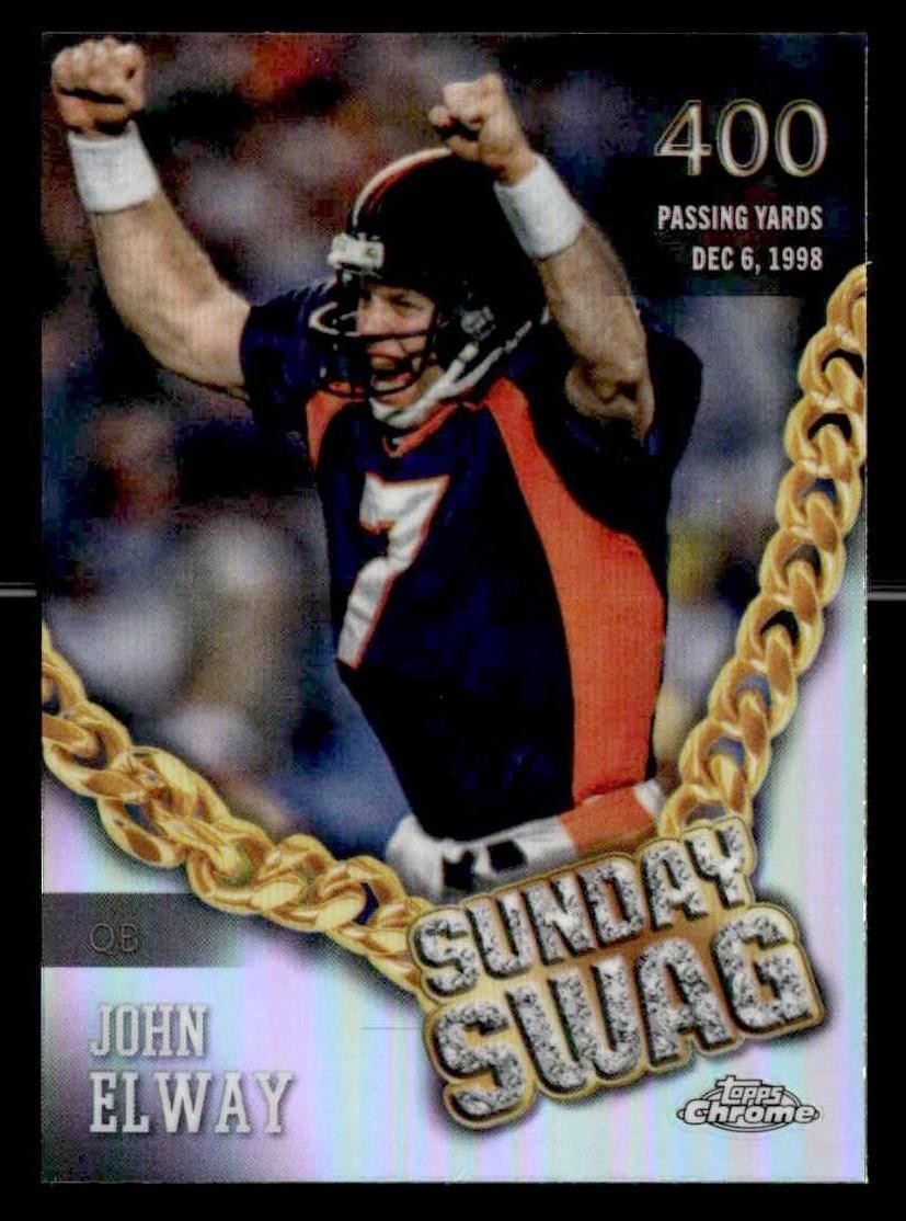 2024 Topps Chrome #SS-16 John Elway Sunday Swag Refractor