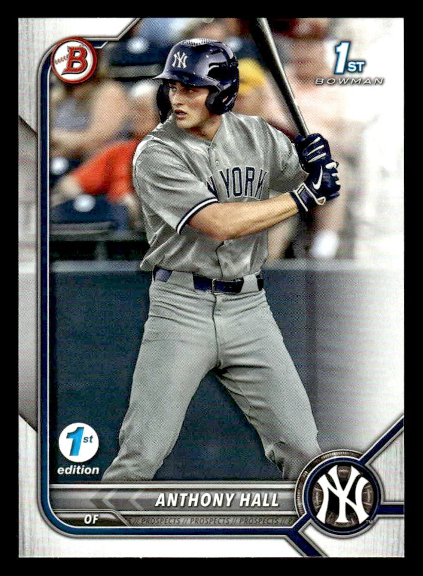 2022 Bowman Draft 1st Edition #BD-97 Anthony Hall