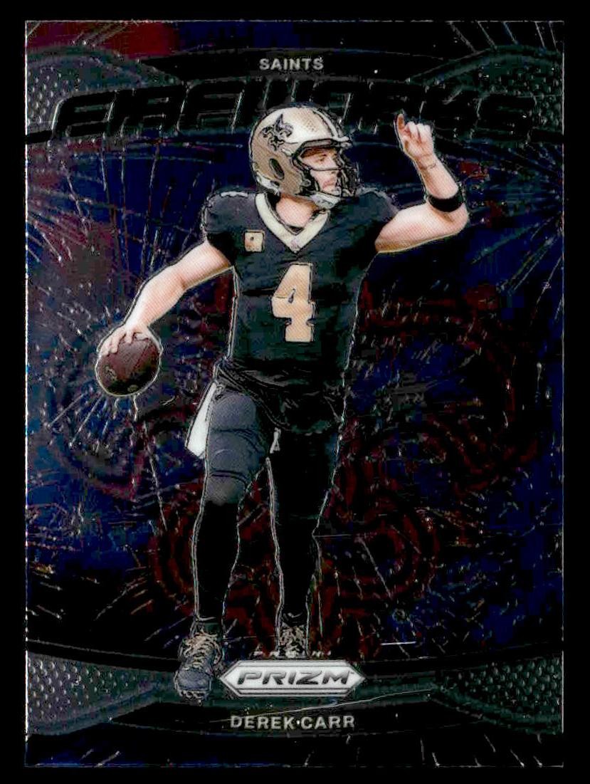 2024 Panini Prizm #11 Derek Carr Fireworks