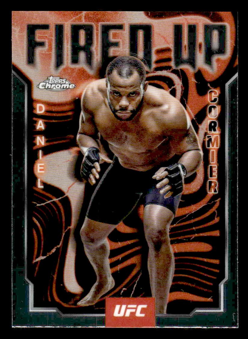 2025 Topps Chrome UFC #FUP-10 Daniel Cormier Fired Up