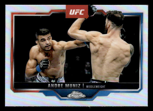 2025 Topps Chrome UFC #11 Andre Muniz Refractor