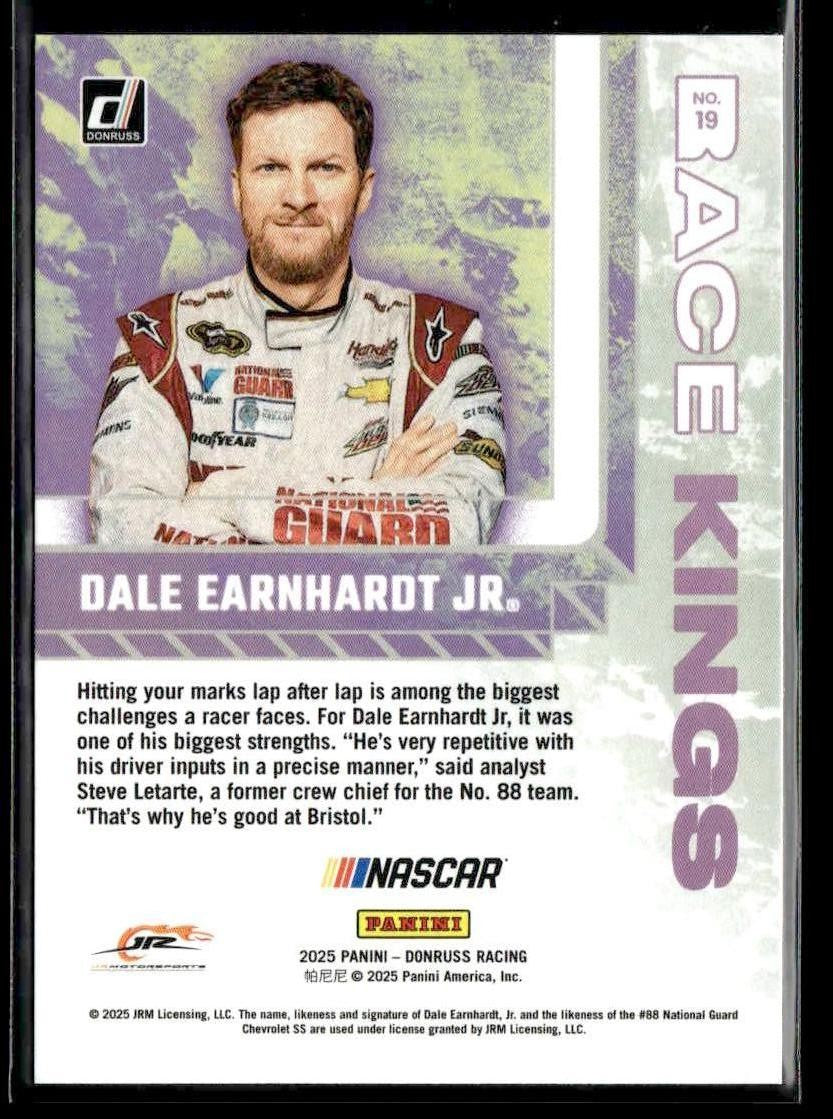 2025 Donruss #19 Dale Earnhardt Jr Race Kings