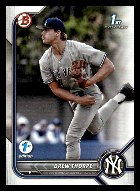 2022 Bowman Draft 1st Edition #BD-25 Drew Thorpe