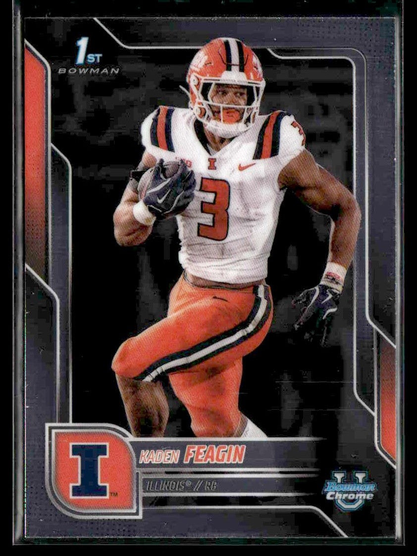 2025 Bowman University Chrome #26 Kaden Feagin