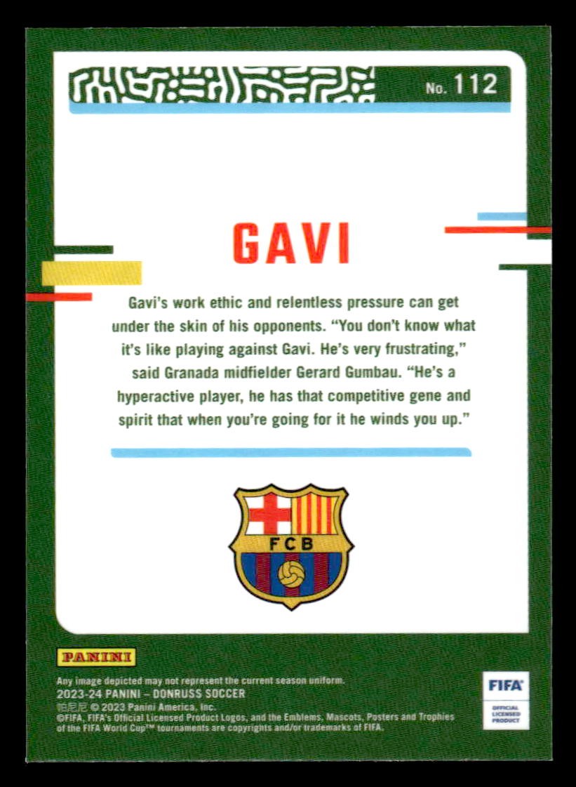 2023-24 Donruss #112 Gavi Optic