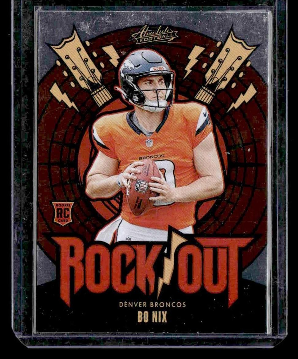 2024 Panini Absolute #RO-BNX Bo Nix Rock Out