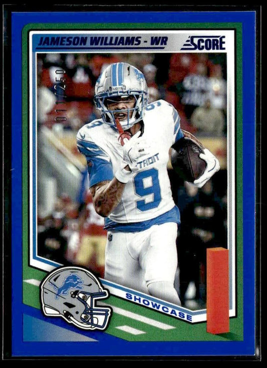 2025 Score #134 Jameson Williams Showcase #/250