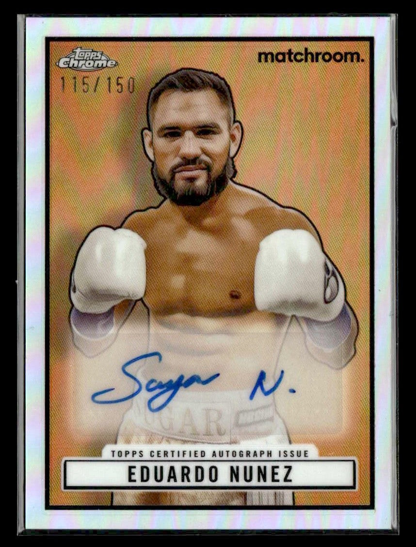 2024 Topps Chrome #TRA-EN Eduardo Nunez 1951 Ringside Autographs Refr #115/150