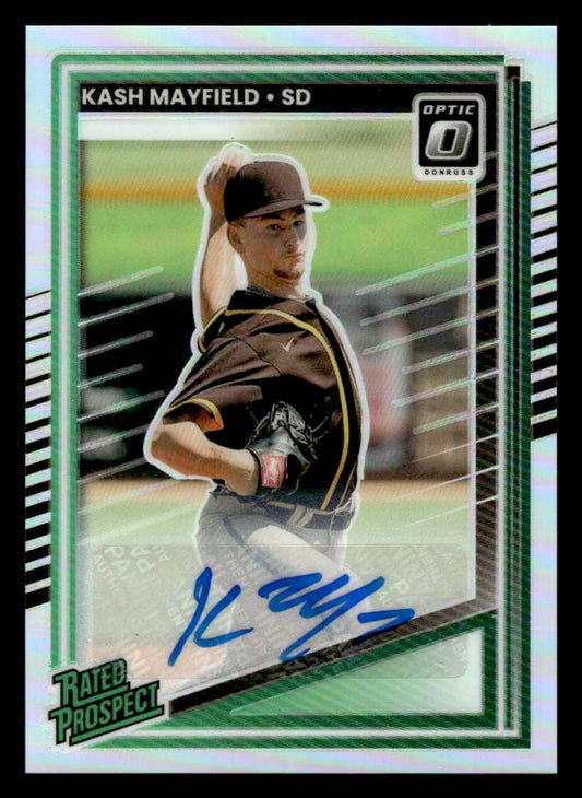 2025 Donruss #183 Kash Mayfield Optic Holo Signatures