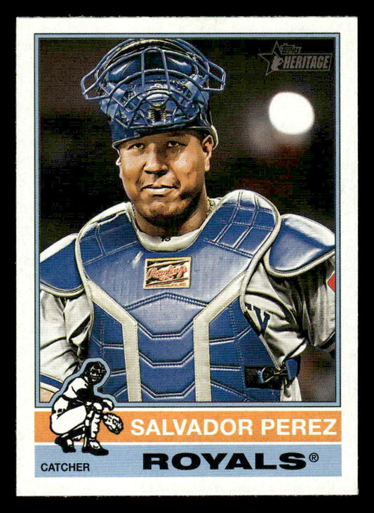 2025 Topps Heritage #21 Salvador Perez