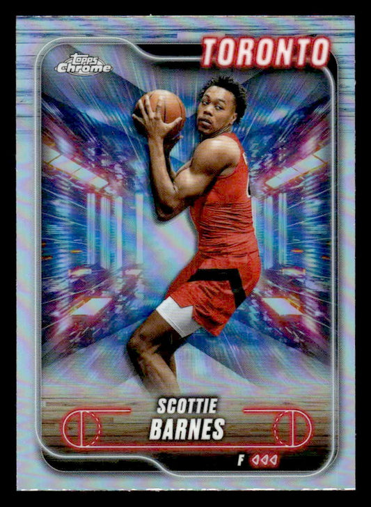 2024-25 Topps Chrome #89 Scottie Barnes Refractor