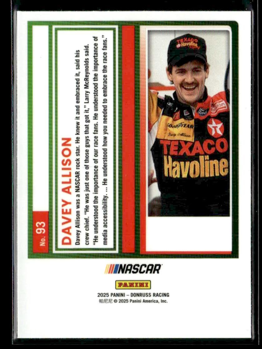 2025 Donruss #93 Davey Allison Optic