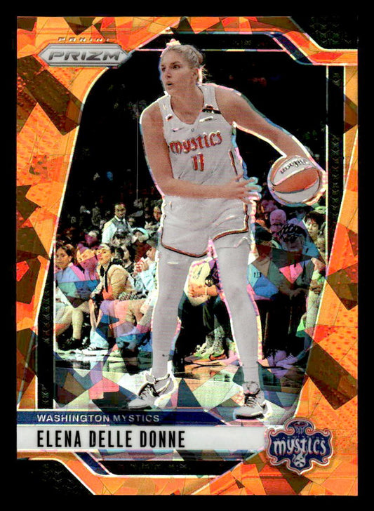2024 Panini Prizm WNBA #7 Elena Delle Donne Ice Orange Prizms