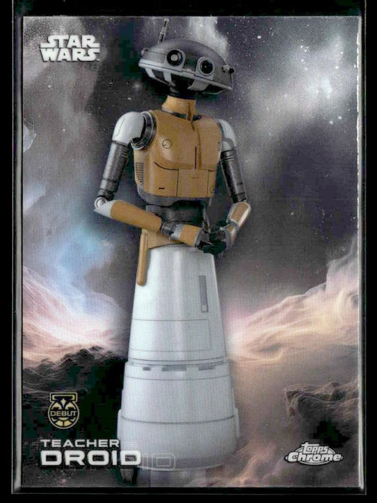 🌟 Teacher Droid — 2025 Topps Chrome Star Wars #176 🌟