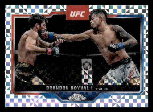 2025 Topps Chrome UFC #152 Brandon Royval X-Fractor