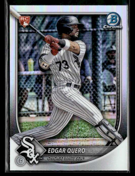 2025 Donruss Chrome #88 Edgar Quero Red RC Redemption Refractor