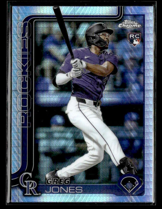 2025 Topps Chrome #265 Greg Jones Prism Refractors