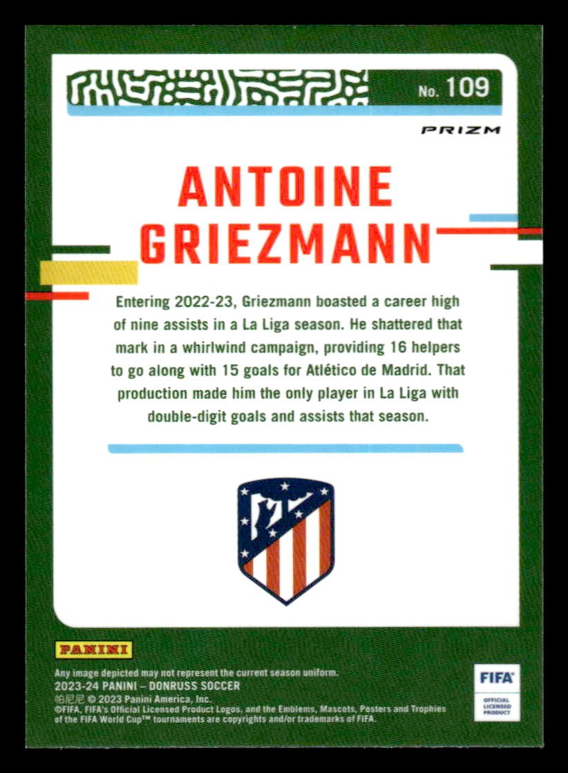 2023-24 Donruss #109 Antoine Griezmann Optic Holo