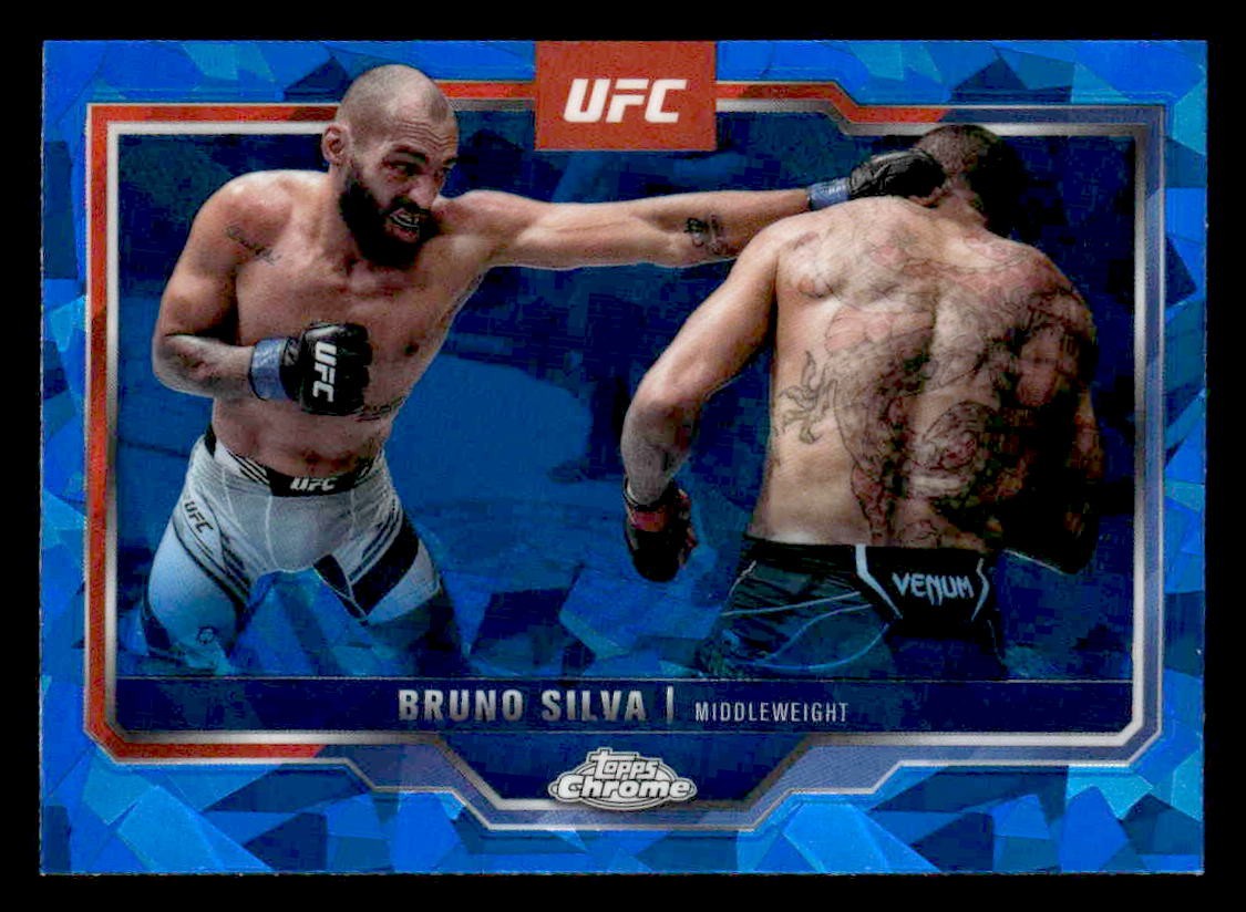 2025 Topps Chrome Sapphire Edition UFC #144 Bruno Silva