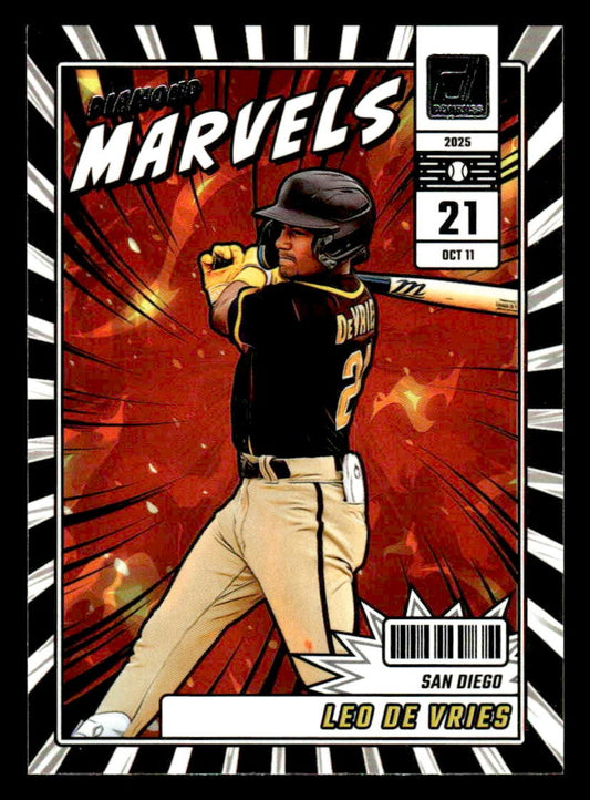 2025 Donruss #11 Leo De Vries Marvels