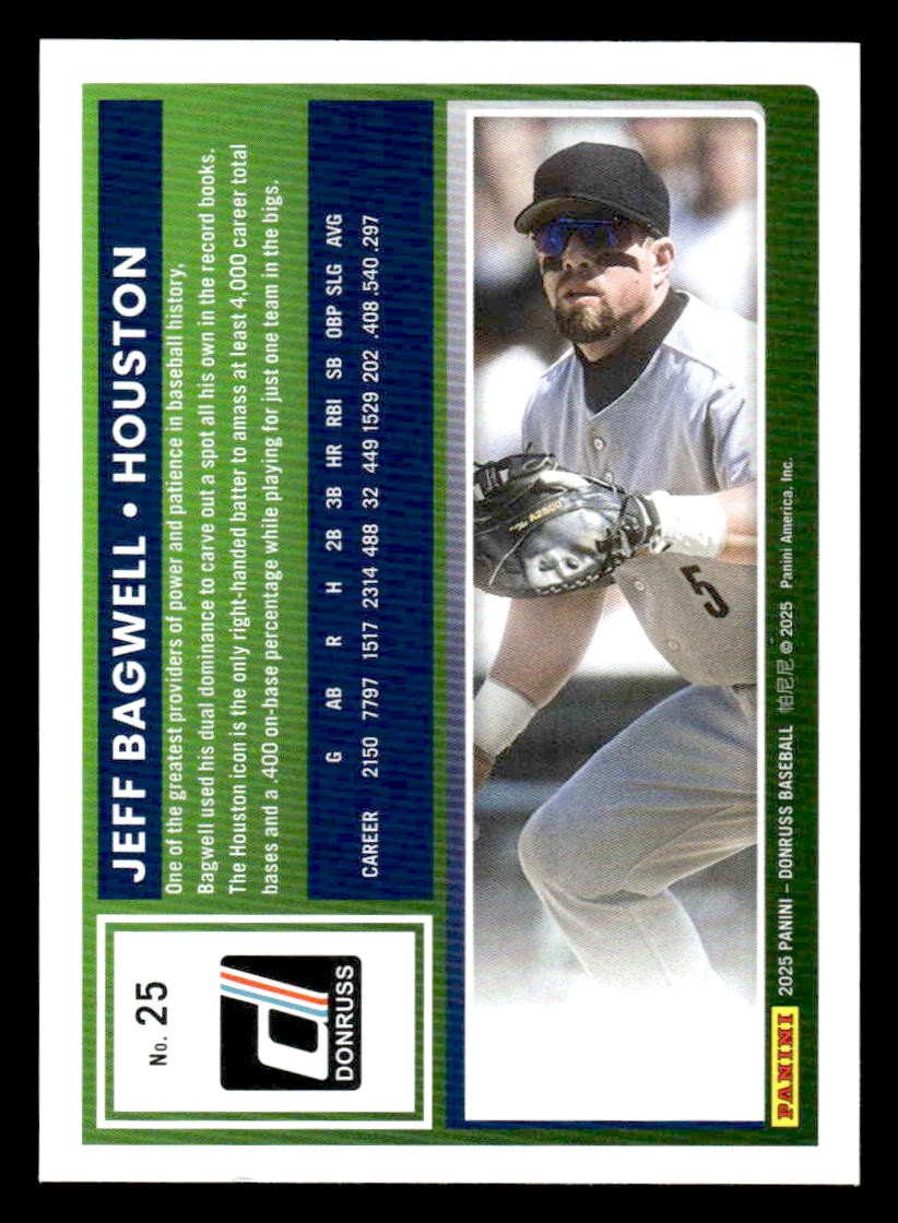 2025 Donruss #25 Jeff Bagwell