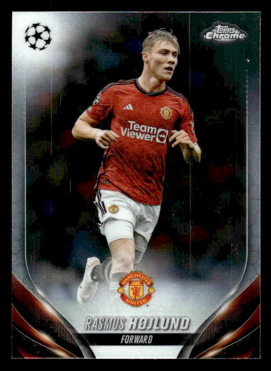 2023-24 Topps Chrome UEFA Club Competitions #131 Rasmus Højlund