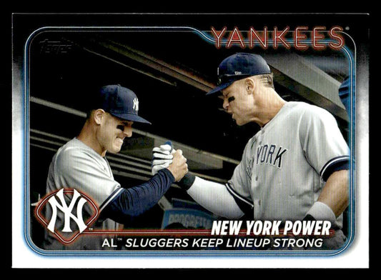 2024 Topps #315 New York Power: AL Sluggers Keep Lineup Strong