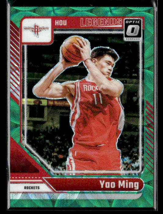 2024-25 Donruss Optic #226 Yao Ming Green International #/25