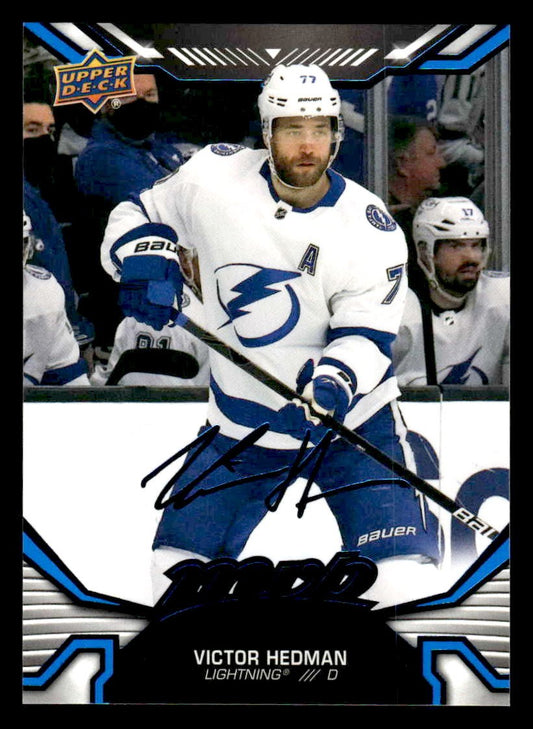 2022-23 Upper Deck MVP #112 Victor Hedman Blue Script