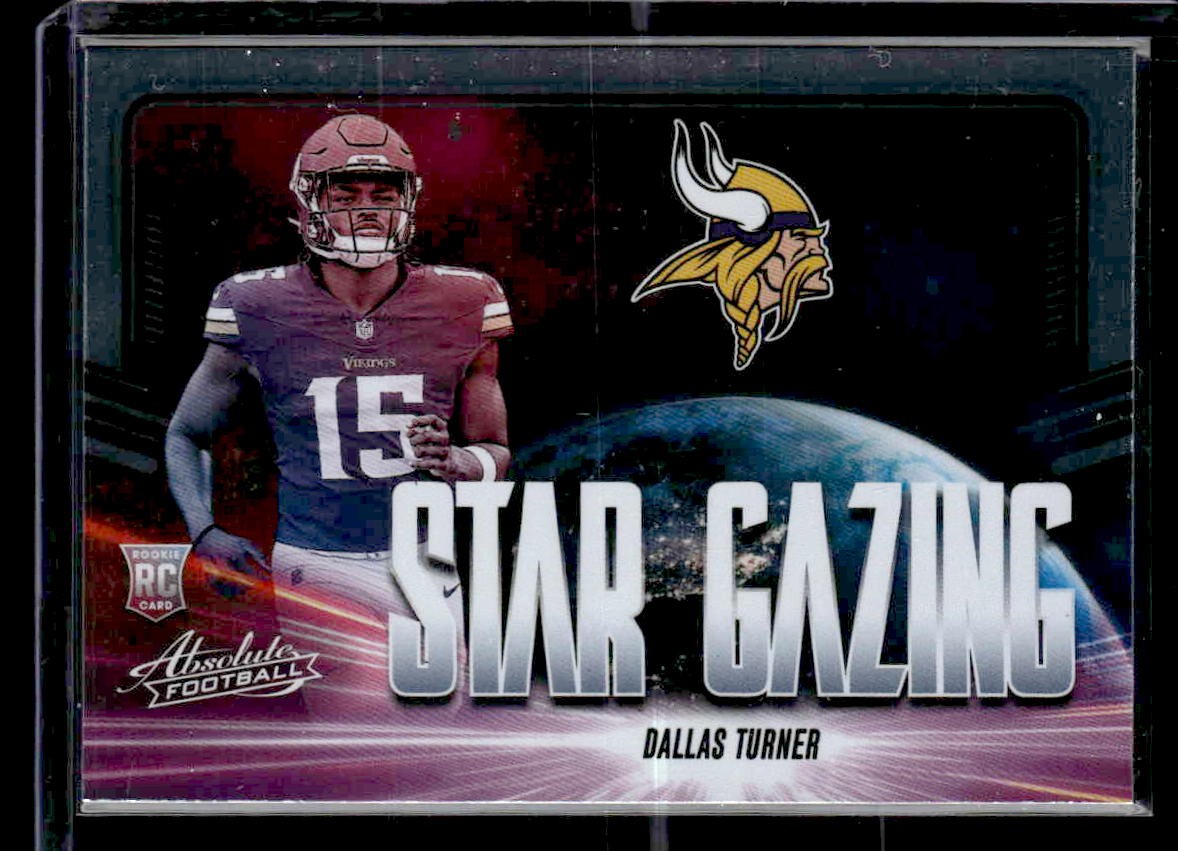 2024 Panini Absolute #SG-DTR Dallas Turner Star Gazing