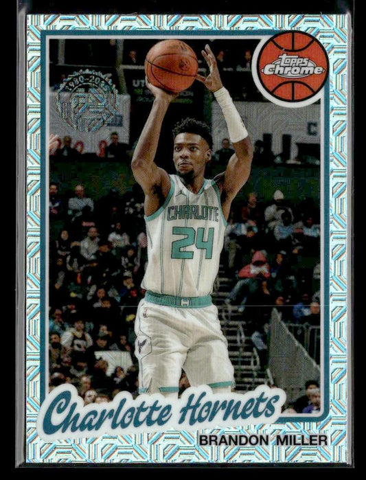 2025-26 Topps #TC-BMI Brandon Miller 1980-81 Topps Chrome Basketball