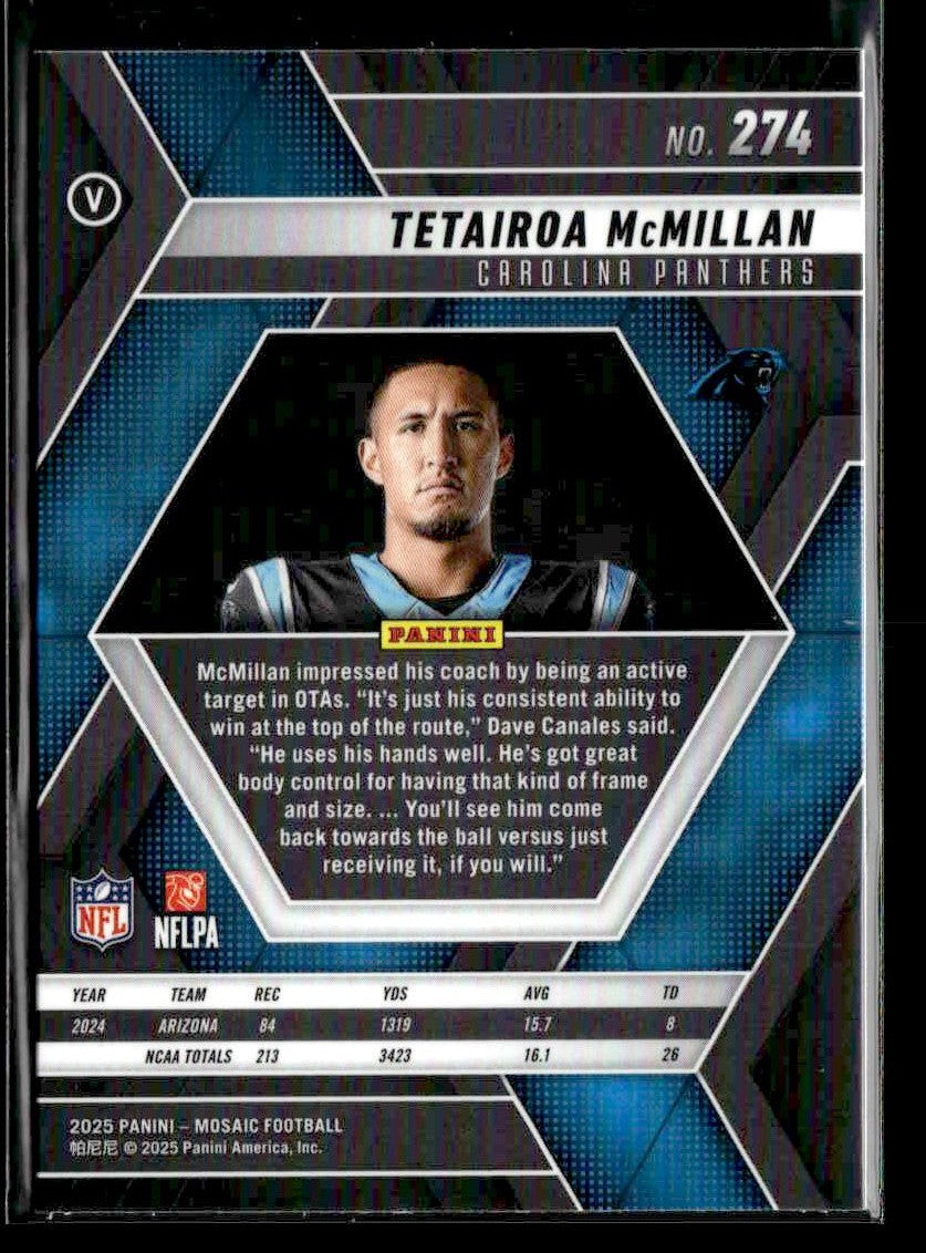 2025 Panini Mosaic #274 Tetairoa McMillan