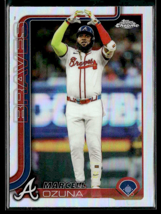 2025 Topps Chrome #250 Marcell Ozuna Refractors