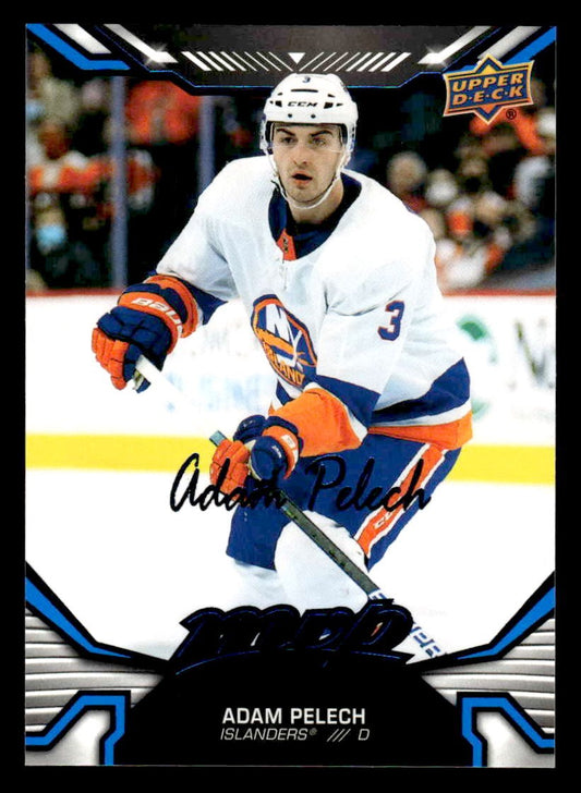 2022-23 Upper Deck MVP #158 Adam Pelech Blue Script