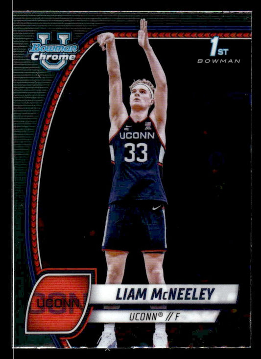 2024-25 Bowman University Chrome #52 Liam McNeeley